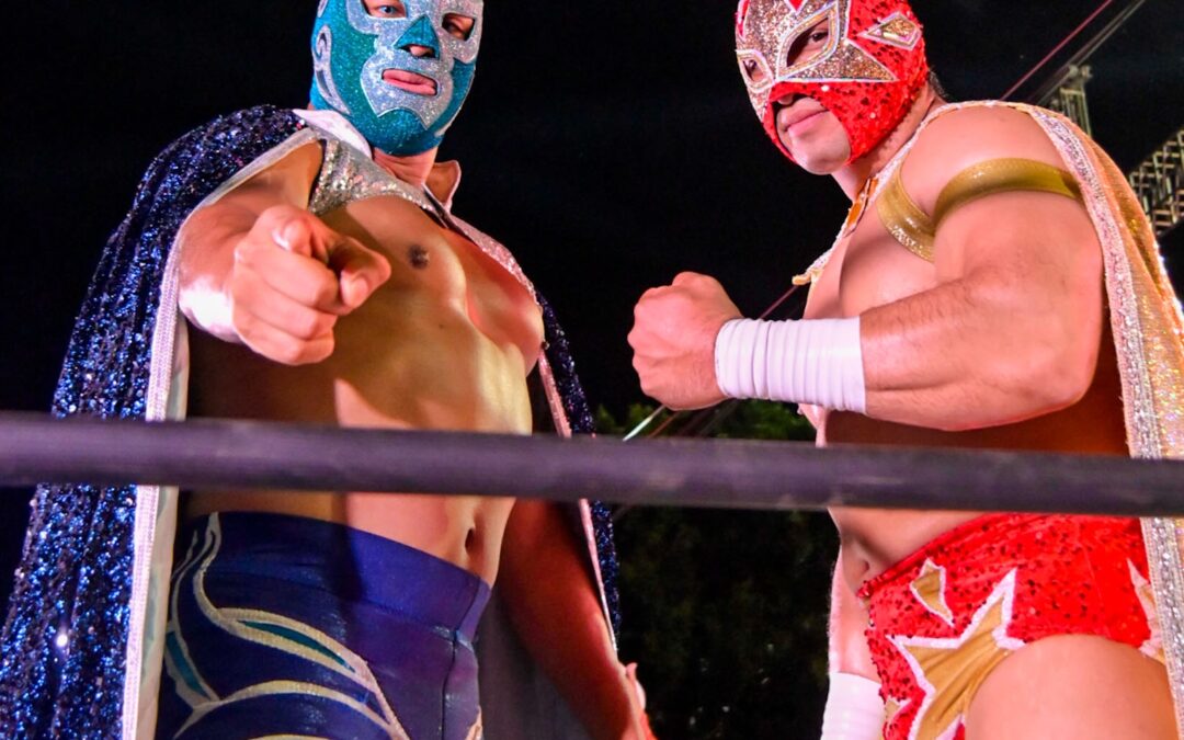 LA LUCHA LIBRE LLENÓ DE EMOCIÓN LA EXEDRA DURANTE EL FESTIVAL CULTURAL DE LA CIUDAD